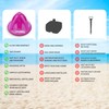 Airboom - Inflatable Umbrella Stand for Beach Umbrellas Including Pump