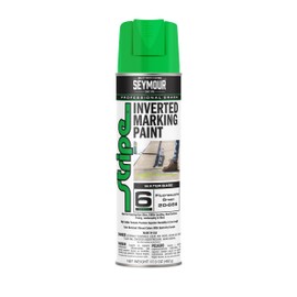 20-668 Seymour Stripe 6-Series Inverted Ground Marking Paint, Fluorescent Green net 17oz. (Pack of 1)