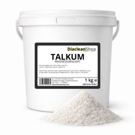 Diacleanshop Talcum Powder 1 kg Pharmaceutical Quality Magnesium Silicate