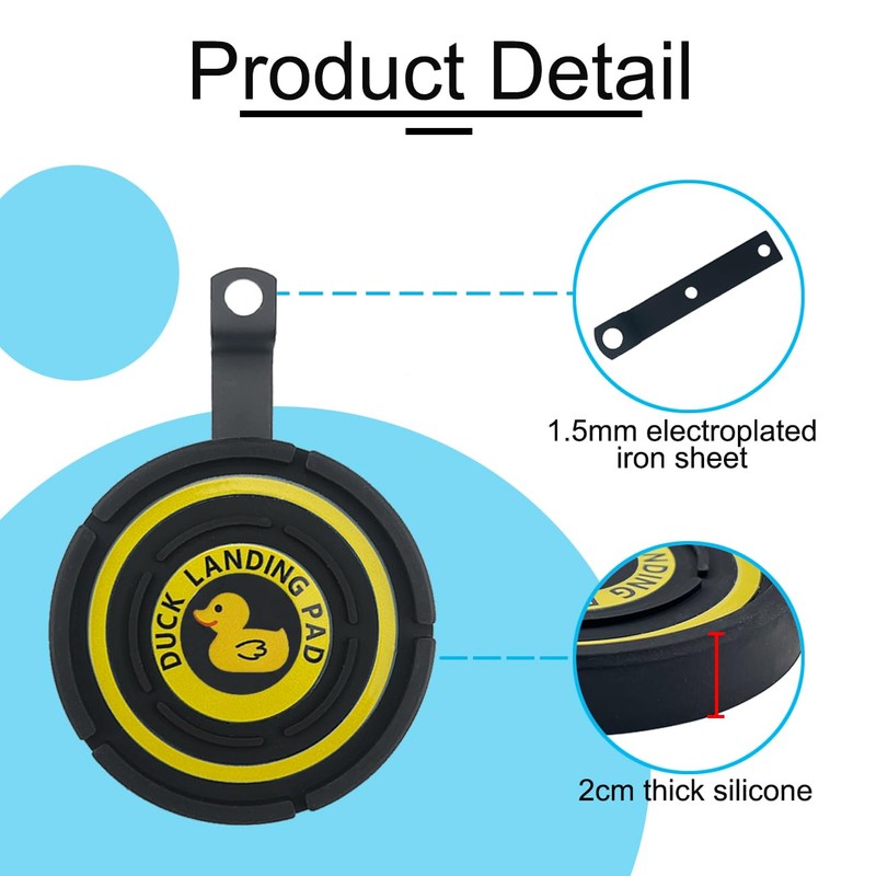 Duck Landing Pad for Jeep,Side Mirror Duck Holder Compatible with