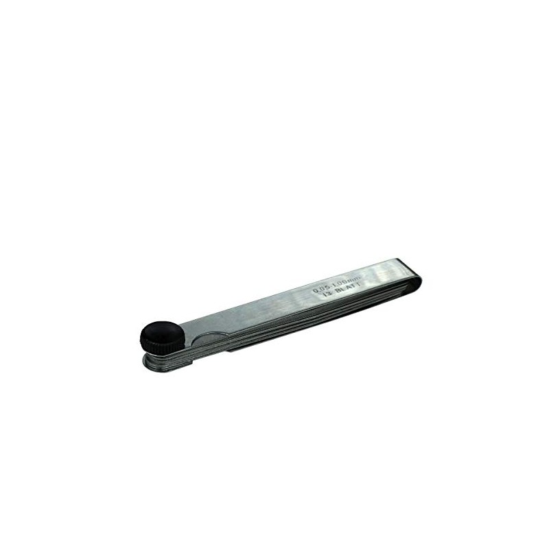 13 Sheets Spacer Gauge 0.05-1.00 mm Gap Size