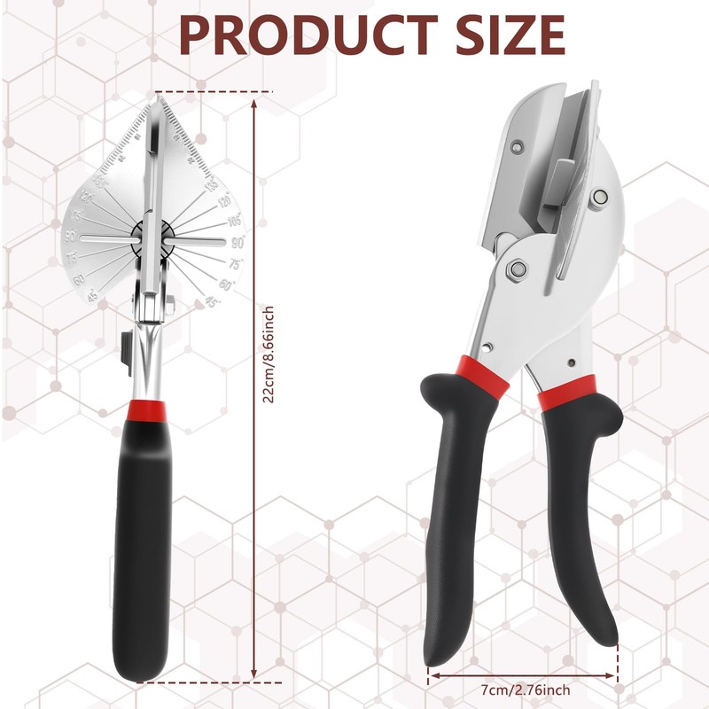 Abizarch Multi Angle Trunking Shears High Carbon Steel Miter Shears
