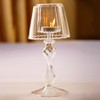 Crystal Glass Candle Holders Banquet Decorations Corrosion Resistance Durable Lamp