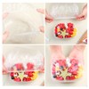 Elastic Covers, Pack of 200 Plastic Reusable Cling Film, Sealing