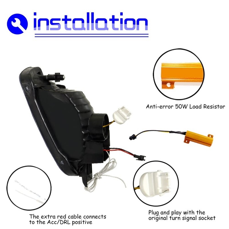 For 2001 2002 2003 2004 Toyota Tacoma Front Bumper Turn