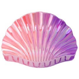 Didder Purple Seashell Hair Clips Summer Beach Shell Hair Clip Mermaid Accessories Claw Clips for Women Ocean Themed Party Favors