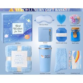 Regalos de cumpleaños para mujeres, cestas de regalo Get Well Soon para mujeres, regalos de cuidado personal, paquete de cuidado de spa, ideas de rega