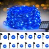 Kittmip 12 Pcs Mini Solar String Lights Solar Mini Teeny