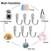 Annefly 14 PCS Wall Mounted Hooks Coat Hooks with 30