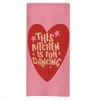 uinwk This Kitchen is for Dancing Funny Kitchen Towels, Pink