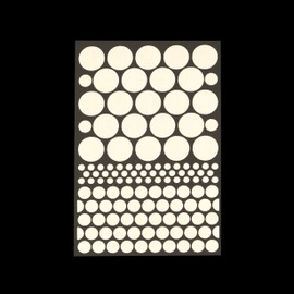 RydeSafe Reflective Stickers Multi Dots Kit - Large - Black
