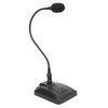 Gooseneck Condenser Microphone Flexible 6.35mm Wired Desktop Microphone for Broadcasting