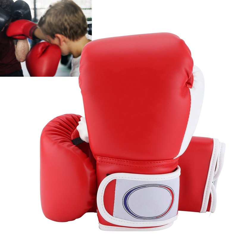 1 Pair Kids Boxing Gloves Punching Bag Training Sparring Gloves