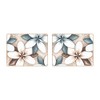 Cinnamon Ocean Frangipani Coasters 6 Pieces Set