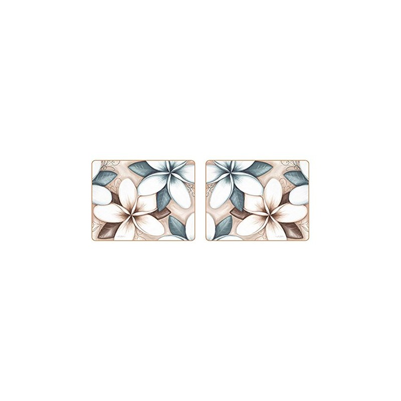 Cinnamon Ocean Frangipani Coasters 6 Pieces Set