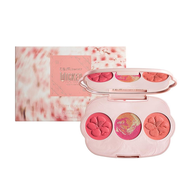 r.e.m. beauty x Wicked: For Good Cherry Blossom Blush Palette
