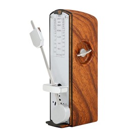 Gokelomg Piano Mechanical Metronome Electronic Retro Design Ideal for Guitar, Violin and Other Instruments (Wood Colour)