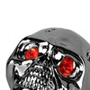 3Pcs Electric Guitar Skull Knobs Metal Volume Tone Head Cap