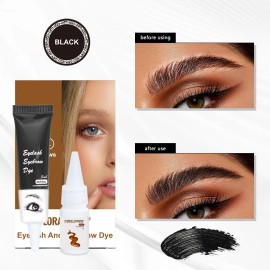 Gel Tinte De Henna Semipermanente Para Cejas Y Pestañas