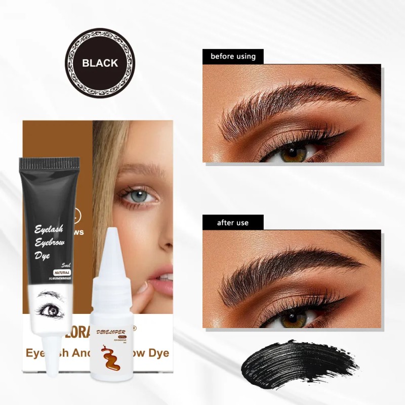 Gel Tinte De Henna Semipermanente Para Cejas Y Pestañas