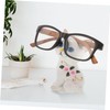 GANAZONO Creative Cat Resin Eyeglass Holder Stylish Desktop Glasses Stand