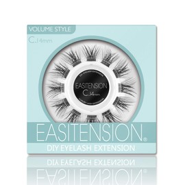 DIY Eyelash Extension, 3D Effect Individual Glue Bonded Lash Clusters Volume Lashes Set, Home Eyelash Extension, Lashes Pack (14MM-Volume)