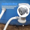 Pool Hose Adapter 1.25" to 1.5", 2 Packs, For Above