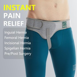 HEERTEEAJ Hernia Belt I For Right and Left Side I Hernia Belt I Post-Operative Hernia Support Belt for Men | Adjustable Elasticity