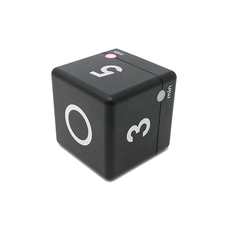 TFA Dostmann Digital Cube Timer, Black, L 60 x B