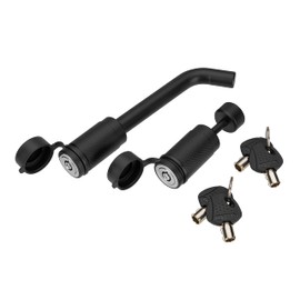 TOWSMART Baja Collection 5/8 in. Steel Bent Pin Barrel Style Receiver Lock and Coupler Lock (Keyed Alike), Fits up to 3 in. receivers