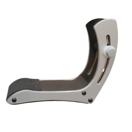 TUOREN Electric Guitar Rest Guitar Foot Stool Adjustable Professional Electric Guitar Support Plastic and Metal Guitar Footstool Leg Stand Guitar Lifter for Guitar Players Silver