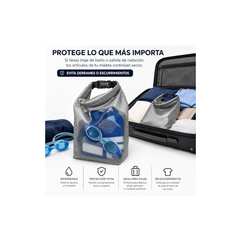 Set de 2 Bolsas Secas - Impermeables y Reutilizables para