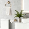 WNABATH Brass Toilet Paper Holder Towel Hook Bar Set, Antique