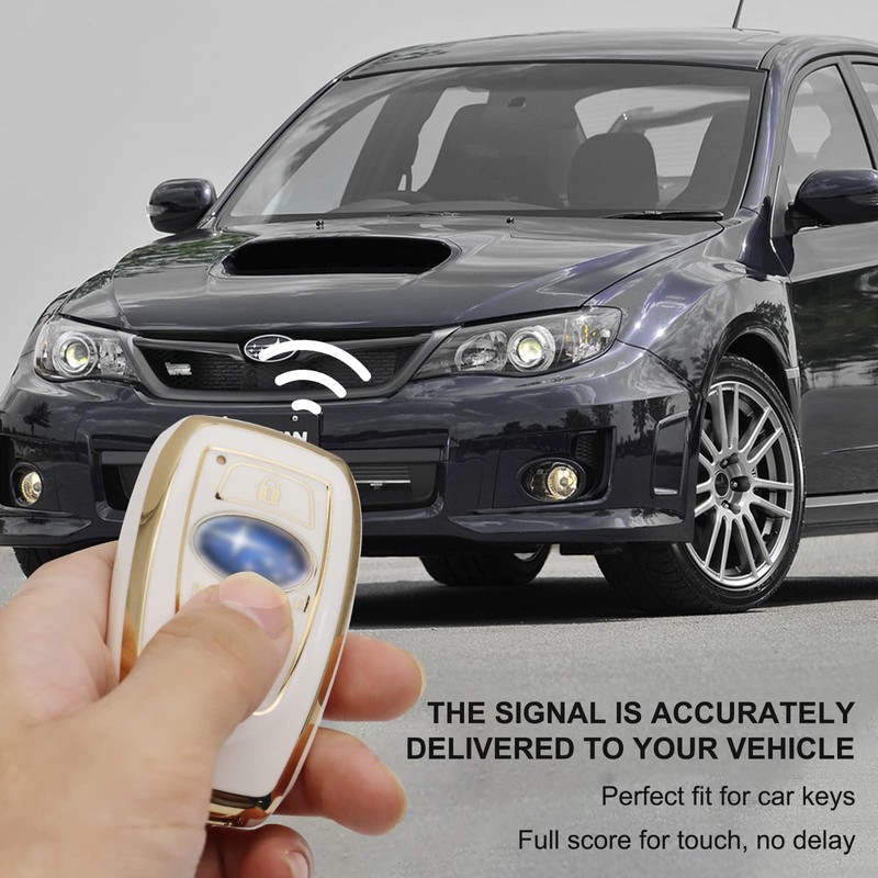 Elegananccy for Subaru Key Fob Cover, Soft Full Protection Key
