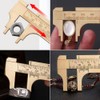 Brass Pocket Caliper with Double Scale Sliding Gauge Bead Measuring