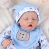 JIZHI Lifelike Reborn Baby Dolls - 17-Inch Baby Soft Body