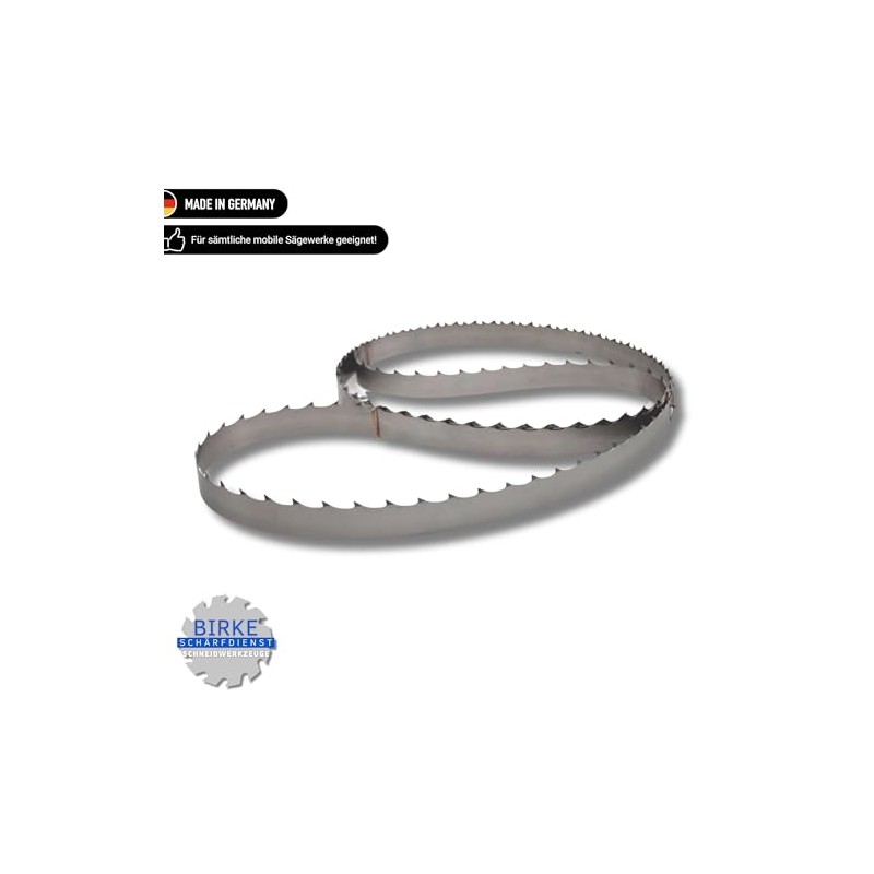 3x Bandsaw Blades for Mobile Sawmill 3660 mm x 32