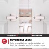 Kwikset Breton 405 Entry Door Handle with Lock and Key,