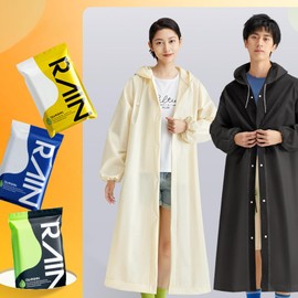 Moerstar Raincoat, Poncho, Long, Unisex, Unisex, Waterproof, Bicycle, Motorcycle, Waterproof, Windproof, Rainy Season, Commuting to Work or School, Camping, Fishing, Mountain Climbing, Hiking, Water