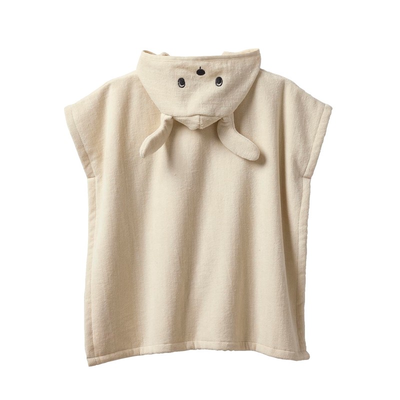 Vertbaudet Baby Bath Poncho Animal Love Beige 86/98, beige