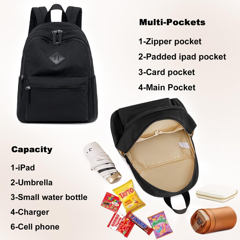 CAMTOP Mini Backpack Small Backpack Purse for Women Girls Lightweight