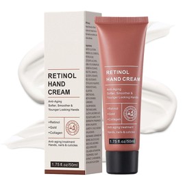 Retinol Hand Cream - Anti Aging Retinol Cream - Firming Lotion Hand Cream Deep Hydrating & Nourishing Non-greasy - Hand Moisturiser for Dry Cracked Hands Skin Care Gifts for Women
