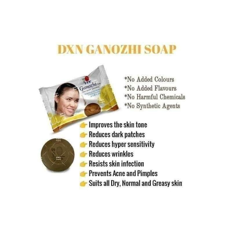 DXN Ganozhi Soap -100% Original - 85g (Buy 2 free
