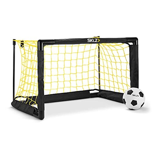 SKLZ Pro Mini Goal, Includes 5" Soft Ball, Easy to Assemble Frame