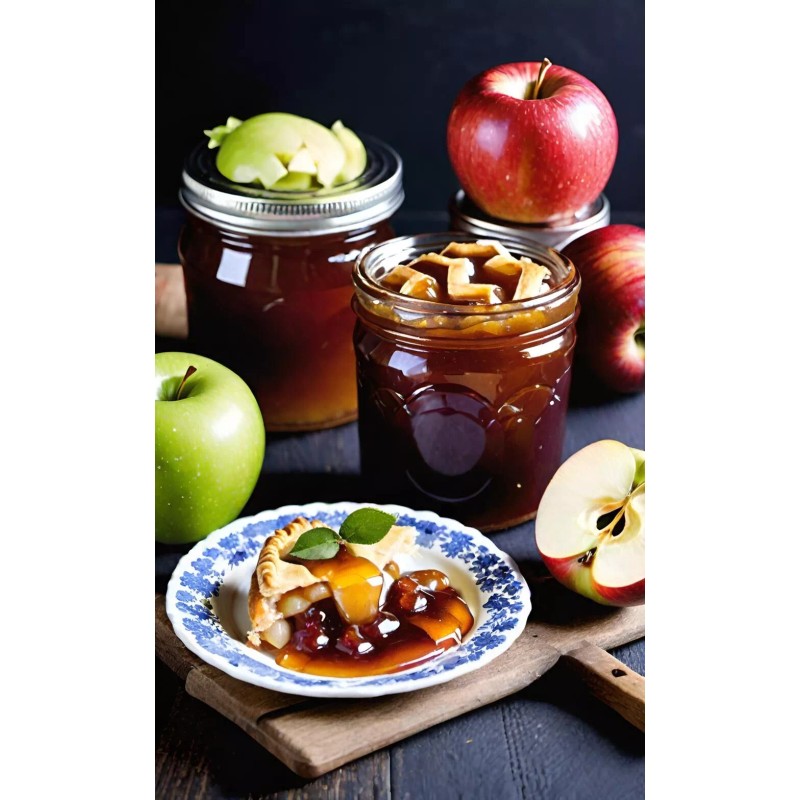 HOMEMADE FRESH MADE 1.8 kg 4 lbs. APPLE JAM APPLE