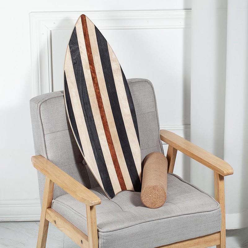 Balance Board Indoor Surfboard Surf Style Home Fitness with Wheel