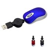 Samudgate Wired Mouse, Small Retractable Cable USB Mouse Mini Optical