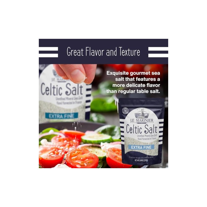 LE MARINIER CELTIC SALT Extrafina, 8.81Oz — 0.6Lb. +82 Minerales