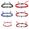 Set of 6 Lucky Bracelets: Bracelet 7 Knots, Hand of