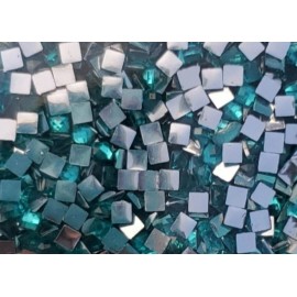 DIAMOND PAINTING SQUARE CRYSTAL DMC 807 PEACOCK BLUE 1100-1200 DRILLS NEW US SLR